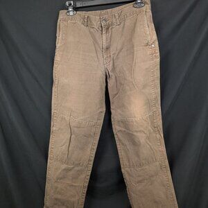 Patagonia Carpenter Pants Brown Men's Size 35 Heavyweight Fading Marks Good